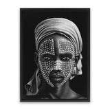 Shop Tribal Canvas Art Print-African, Black, Boho, Hamptons, People, Portrait, View All-framed wall decor artwork