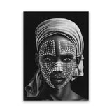 Shop Tribal Canvas Art Print-African, Black, Boho, Hamptons, People, Portrait, View All-framed wall decor artwork