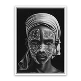 Shop Tribal Canvas Art Print-African, Black, Boho, Hamptons, People, Portrait, View All-framed wall decor artwork