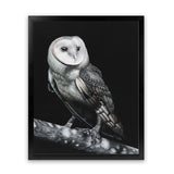 Shop Owl Art Print-Animals, Birds, Black, Portrait, Scandinavian, View All-framed painted poster wall decor artwork