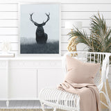 Shop Elk Art Print-Animals, Black, Grey, Hamptons, Portrait, Scandinavian, View All-framed painted poster wall decor artwork