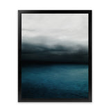Shop Dark Horizon Art Print-Blue, Coastal, Green, Portrait, Scandinavian, View All-framed painted poster wall decor artwork