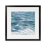 Shop Ocean Swell (Square) Art Print-Blue, Coastal, Square, View All-framed painted poster wall decor artwork