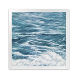 Shop Ocean Swell (Square) Art Print-Blue, Coastal, Square, View All-framed painted poster wall decor artwork