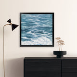 Shop Ocean Swell (Square) Art Print-Blue, Coastal, Square, View All-framed painted poster wall decor artwork