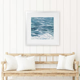 Shop Ocean Swell (Square) Art Print-Blue, Coastal, Square, View All-framed painted poster wall decor artwork