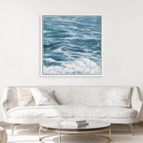 Shop Ocean Swell (Square) Canvas Art Print-Blue, Coastal, Square, View All-framed wall decor artwork