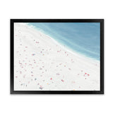 Shop Sunbathers II Art Print-Blue, Coastal, Landscape, Tropical, View All, White-framed painted poster wall decor artwork