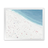 Shop Sunbathers II Art Print-Blue, Coastal, Landscape, Tropical, View All, White-framed painted poster wall decor artwork