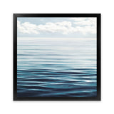 Shop Ocean Horizon (Square) Art Print-Blue, Coastal, Landscape, Square, View All-framed painted poster wall decor artwork