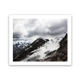 Shop Mountain Cap Photo Art Print-Black, Blue, Horizontal, Landscape, Nature, Photography, Rectangle, Scandinavian, View All-framed poster wall decor artwork