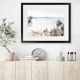 Shop Byron The Pass I Photo Art Print-Coastal, Green, Landscape, Neutrals, Photography, Tropical, View All, White-framed poster wall decor artwork