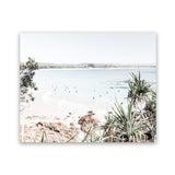 Shop Byron The Pass I Photo Art Print-Coastal, Green, Landscape, Neutrals, Photography, Tropical, View All, White-framed poster wall decor artwork