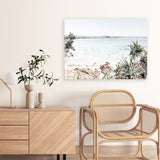 Shop Byron The Pass I Photo Canvas Art Print-Coastal, Green, Landscape, Neutrals, Photography, Photography Canvas Prints, Tropical, View All, White-framed wall decor artwork