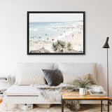 Shop Stradbroke Island I Photo Canvas Art Print-Blue, Coastal, Landscape, Neutrals, Photography, Photography Canvas Prints, Tropical, View All-framed wall decor artwork
