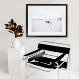 Shop Beach Kangaroo Photo Art Print-Animals, Baby Nursery, Coastal, Landscape, Neutrals, Photography, View All-framed poster wall decor artwork