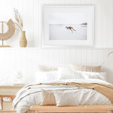 Shop Beach Kangaroo Photo Art Print-Animals, Baby Nursery, Coastal, Landscape, Neutrals, Photography, View All-framed poster wall decor artwork