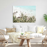Shop Byron Bay Swims Photo Canvas Art Print-Blue, Coastal, Green, Landscape, Photography, Photography Canvas Prints, Tropical, View All-framed wall decor artwork
