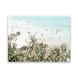 Shop Byron Bay Swims Photo Canvas Art Print-Blue, Coastal, Green, Landscape, Photography, Photography Canvas Prints, Tropical, View All-framed wall decor artwork