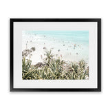 Shop Byron Bay Swims Photo Art Print-Blue, Coastal, Green, Landscape, Photography, Tropical, View All-framed poster wall decor artwork