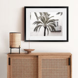 Shop Spanish Villa Photo Art Print-Boho, Coastal, Green, Landscape, Neutrals, Photography, Tropical, View All, White-framed poster wall decor artwork