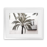 Shop Spanish Villa Photo Art Print-Boho, Coastal, Green, Landscape, Neutrals, Photography, Tropical, View All, White-framed poster wall decor artwork