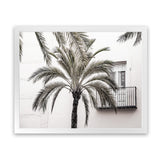 Shop Spanish Villa Photo Art Print-Boho, Coastal, Green, Landscape, Neutrals, Photography, Tropical, View All, White-framed poster wall decor artwork