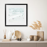 Shop Byron Swimmers (Square) Photo Art Print-Boho, Coastal, Neutrals, Photography, Square, Tropical, View All-framed poster wall decor artwork