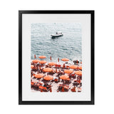 Shop One Fire Club VII Photo Art Print-Amalfi Coast Italy, Coastal, Orange, Photography, Portrait, Rectangle, View All-framed poster wall decor artwork
