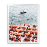 Shop One Fire Club VII Photo Art Print-Amalfi Coast Italy, Coastal, Orange, Photography, Portrait, Rectangle, View All-framed poster wall decor artwork