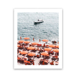 Shop One Fire Club VII Photo Art Print-Amalfi Coast Italy, Coastal, Orange, Photography, Portrait, Rectangle, View All-framed poster wall decor artwork