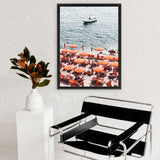 Shop One Fire Club VII Photo Canvas Art Print-Amalfi Coast Italy, Coastal, Orange, Photography, Photography Canvas Prints, Portrait, Rectangle, View All-framed wall decor artwork