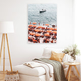 Shop One Fire Club VII Photo Canvas Art Print-Amalfi Coast Italy, Coastal, Orange, Photography, Photography Canvas Prints, Portrait, Rectangle, View All-framed wall decor artwork