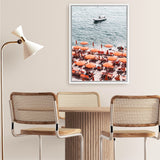 Shop One Fire Club VII Photo Canvas Art Print-Amalfi Coast Italy, Coastal, Orange, Photography, Photography Canvas Prints, Portrait, Rectangle, View All-framed wall decor artwork