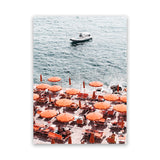 Shop One Fire Club VII Photo Canvas Art Print-Amalfi Coast Italy, Coastal, Orange, Photography, Photography Canvas Prints, Portrait, Rectangle, View All-framed wall decor artwork