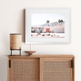 Shop Palm Springs House Photo Art Print-Boho, Coastal, Landscape, Photography, Pink, Tropical, View All-framed poster wall decor artwork