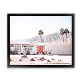 Shop Palm Springs House Photo Art Print-Boho, Coastal, Landscape, Photography, Pink, Tropical, View All-framed poster wall decor artwork
