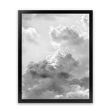 Shop Grey Cloudscape II Art Print-Grey, Portrait, Scandinavian, View All-framed painted poster wall decor artwork