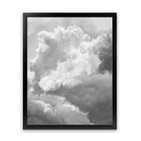 Shop Grey Cloudscape III Art Print-Black, Grey, Portrait, Scandinavian, View All, White-framed painted poster wall decor artwork