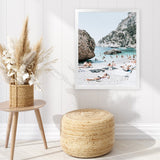 Shop Marina Piccola II Photo Art Print-Amalfi Coast Italy, Blue, Coastal, Green, Photography, Portrait, Tropical, View All-framed poster wall decor artwork