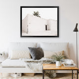 Shop The White Casa Photo Art Print-Boho, Coastal, Landscape, Moroccan Days, Neutrals, Photography, View All, White-framed poster wall decor artwork