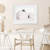 Shop The White Casa Photo Art Print-Boho, Coastal, Landscape, Moroccan Days, Neutrals, Photography, View All, White-framed poster wall decor artwork