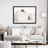 Shop The White Casa Photo Canvas Art Print-Boho, Coastal, Landscape, Moroccan Days, Neutrals, Photography, Photography Canvas Prints, View All, White-framed wall decor artwork