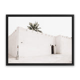 Shop The White Casa Photo Canvas Art Print-Boho, Coastal, Landscape, Moroccan Days, Neutrals, Photography, Photography Canvas Prints, View All, White-framed wall decor artwork