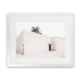 Shop The White Casa Photo Art Print-Boho, Coastal, Landscape, Moroccan Days, Neutrals, Photography, View All, White-framed poster wall decor artwork