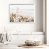 Shop Coastal Grass Photo Canvas Art Print-Boho, Botanicals, Coastal, Florals, Hamptons, Landscape, Neutrals, Photography, Photography Canvas Prints, View All-framed wall decor artwork