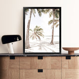 Shop Island Hammock II Photo Art Print-Boho, Coastal, Green, Photography, Portrait, Rectangle, Tropical, View All, White-framed poster wall decor artwork