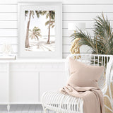 Shop Island Hammock II Photo Art Print-Boho, Coastal, Green, Photography, Portrait, Rectangle, Tropical, View All, White-framed poster wall decor artwork