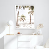 Shop Island Hammock II Photo Art Print-Boho, Coastal, Green, Photography, Portrait, Rectangle, Tropical, View All, White-framed poster wall decor artwork