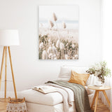 Shop Coastal Grass II Photo Canvas Art Print-Botanicals, Coastal, Nature, Neutrals, Photography, Photography Canvas Prints, Portrait, View All-framed wall decor artwork